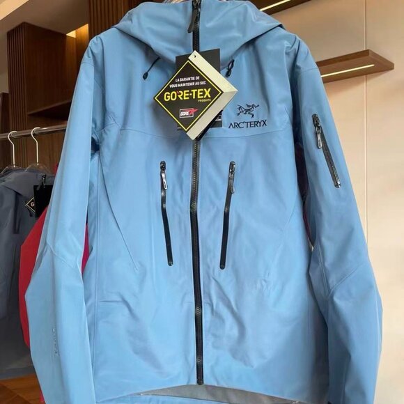 Arc'teryx Beta LT Light Blue Hardshell Jacket Size L